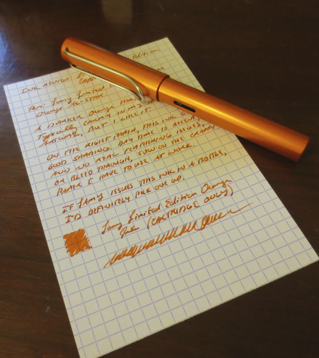 Kill Winter With . . . A Copper Orange AL-Star — The Gentleman